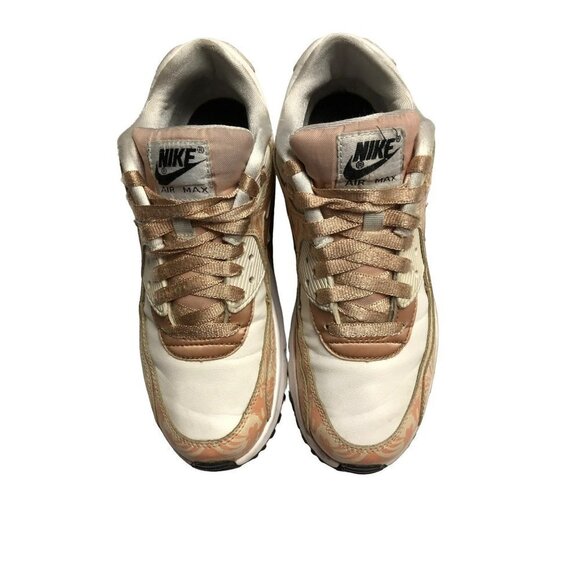 NIKE AIRMAX 90 ROSE GOLD SHOES 844616--100 SIZE‎ 6.5Y - 8 WOMEN - Picture 2 of 9